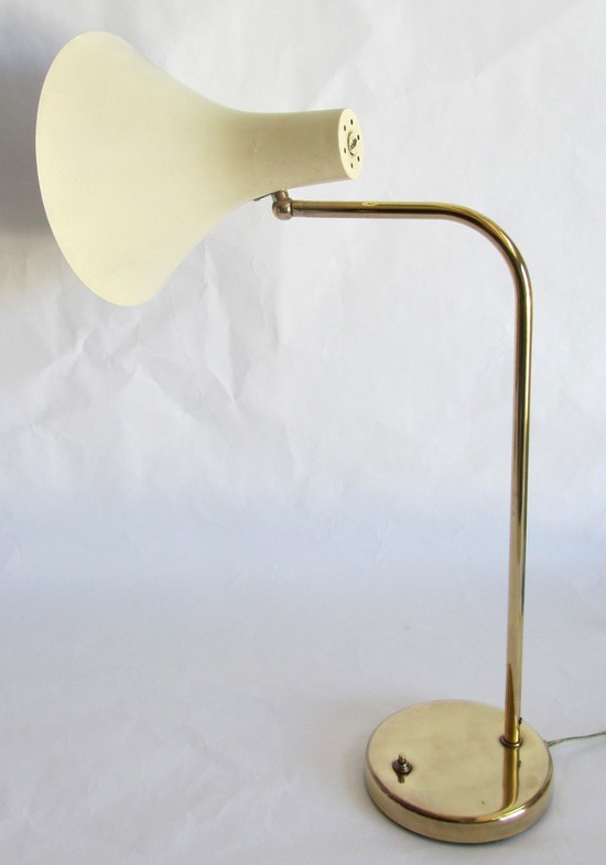 Pair of Greta Von Nessen Mid-Century Modern Design Lamps